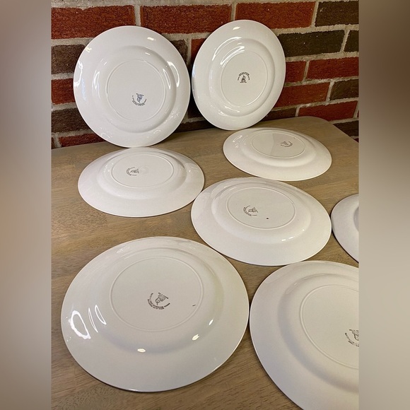 Royal Blue Ironstone Enoch Wedgwood (Tunstall)‎ LTD 10"  Dinner Plate - Picture 7 of 16